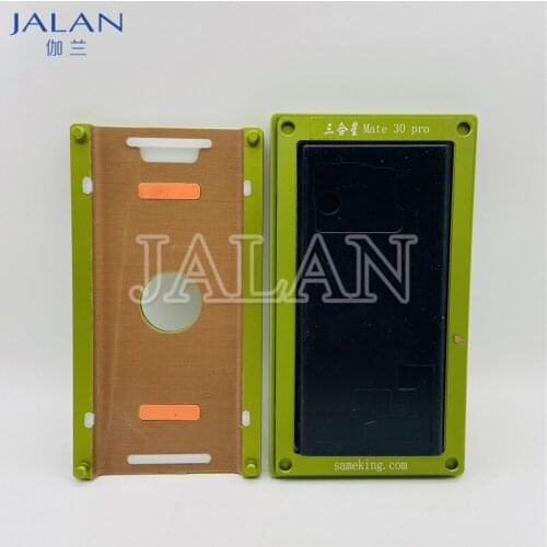 Green 2in1 Laminating Mold For HUAWEI Mate 20 30 Pro P30PRO Curved Screen Glass OCA LCD Lamination Mould Rubber Mat Repair Set