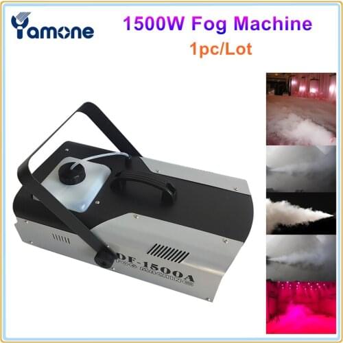 1pc/Lot 1500W Fog Smoke Machine Stage Fogger Machine Remote and Wire Control DMX512 Control For Wedding Home Party Stage DJ
