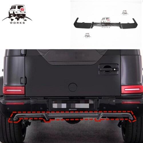 2019 year- G CLASS W464 G63 B style pp material rear diffuser fit for G wagon W463A G63 rear bumper