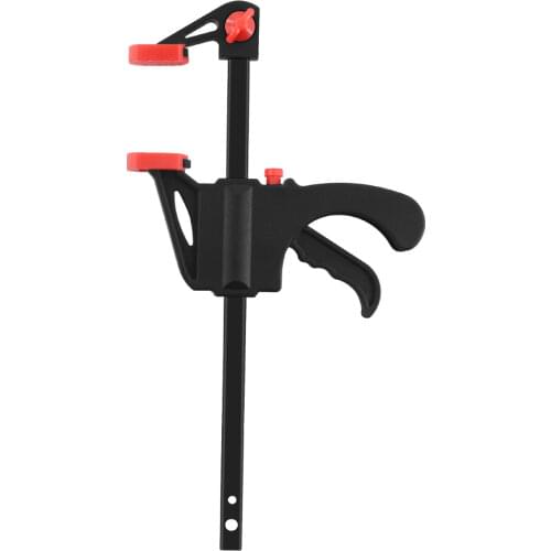 4 inch spreader work bar clamp F clamp Gadget Tool DIY Hand Speed Squeeze Quick Ratchet Release Clip Kit 4 Inch Wood Working