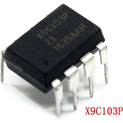 5pcs X9C103P DIP8 X9C103 DIP-8 9C103P DIP X9C103PIZ