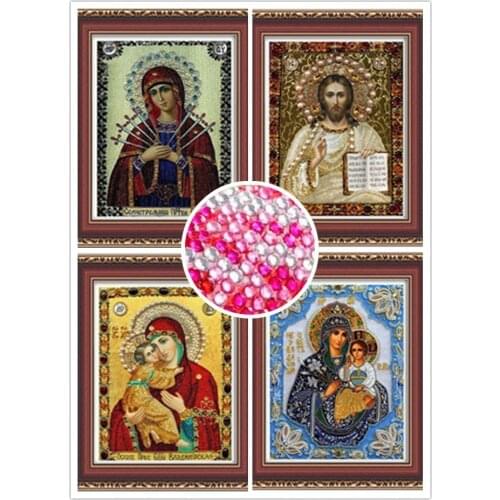 5D DIY Diamond Painting Home Decoration Religious Icons Diamond Embroidery Classic Style crystal Rhinestone diamond Painting zx