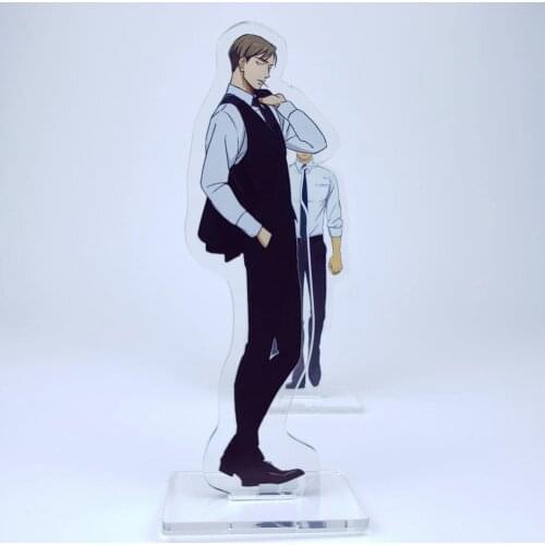 Anime Twittering Birds Never fly Yashiro Domeki Chikara Acrylic Stand Figure Desktop Decoration Collection Model Toy Doll