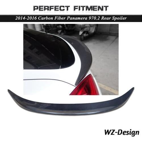 Car Accessories Carbon Fiber CF 970.2 Rear Spoiler Fit For 2014-2016 Panamera 970.2 Rear Spoiler Wing