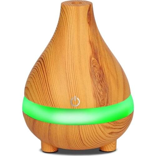 300ml USB wood Ultrasonic air humidifier Electric Aroma air diffuser Essential oil Aromatherapy cool mist maker for home