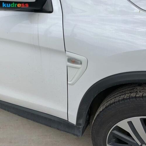 For Mitsubishi RVR/ASX/Outlander Sport ES 2020 2021 ABS Chrome Front Side Light Lamp Cover Trim Sticker Car Styling Accessories
