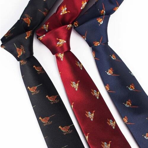 Handmade Tie Fashion Mens Gifts Classic Trendy Yarn-dyed Jacquard Bird Flower Multi-color Casual Banquet Party Necktie