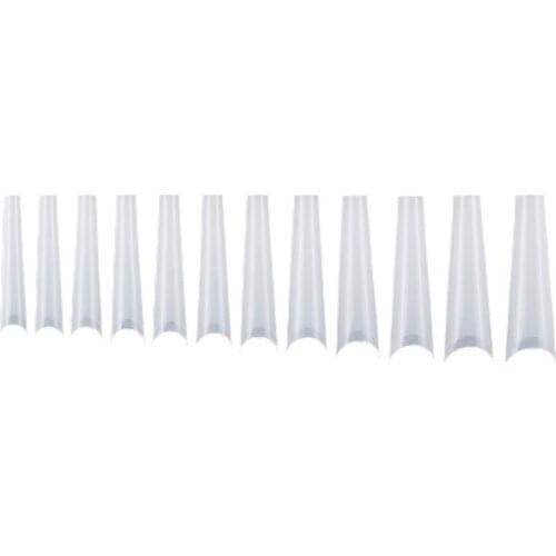 Compact ABS Nail Mold Extension Shaping Water Pipe Tips for Manicure