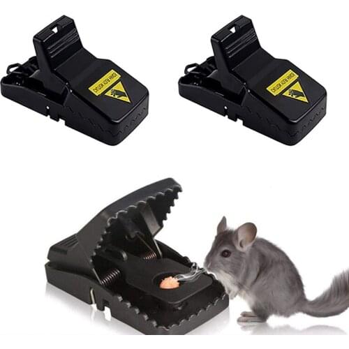 Reusable Mouse Trap Mousetrap Catching Mice Snap Trap With Bait Cup Effective Mouse Catcher Rodent Indoor Easy Catching Trap