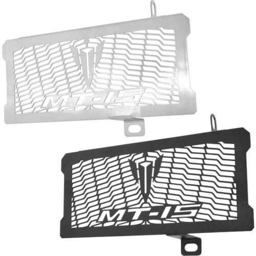 Motorcycle Front Radiator Water Cooler Grille Guard Cover Protector Steel For YAMAHA MT15 MT-15 M-SLAZ 150 2018 2019 2020 2021
