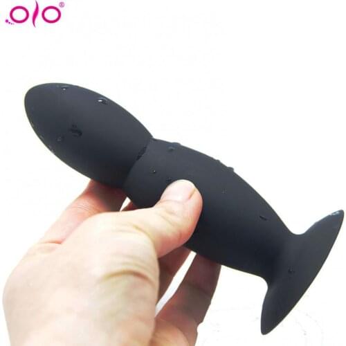 OLO Wireless Remote Control Anal Plug Massager G-spot Stimulator Dildo Vibrators Adult Unisex Erotic Toys