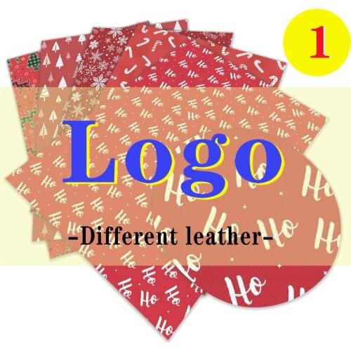 Designer Brand Logo Artificial Leather Sheet Printing Is Suitable for DIY Crafts and Hair Accessories Materials