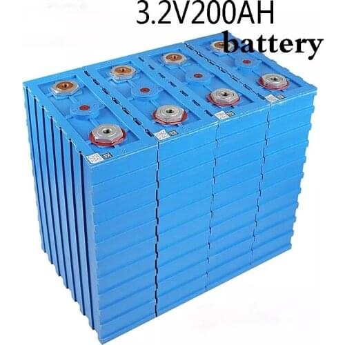 Lot lifepo4 rechargeable batteries 3.2v200ah cell 2020 new calb se200fi plastic 12v24v block ev solar eua