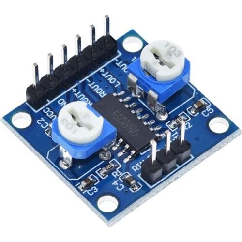 Cuiisw 10PCS PAM8406 Digital Amplifier Board With Volume Potentiometer 5Wx2 Stereo Module