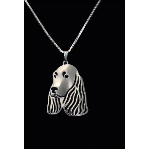 Drop shipping-Field Spaniel necklace----Newest Unique Handmade Dog Pendant Jewelry Pet Lovers Gift Idea