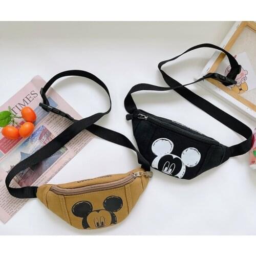 Disney Mickey mouselady messenger bag women shoulder bag minne Waist pack chest bag