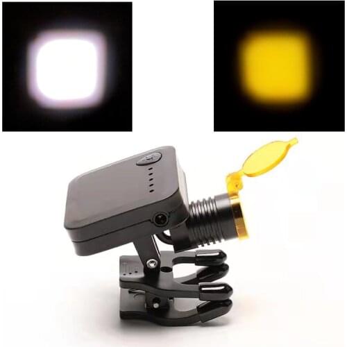 High Brightness led wireless dental headlight with optical filter