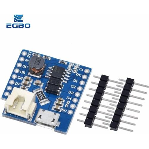 1PCS EGBO Battery Shield V1.1.0 For WEMOS D1 mini single lithium battery charging & boost
