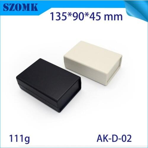 10 pcs, 135*90*45mm high quality abs electric junction box plastic enclosure box for electronisc equipment cabinet control box