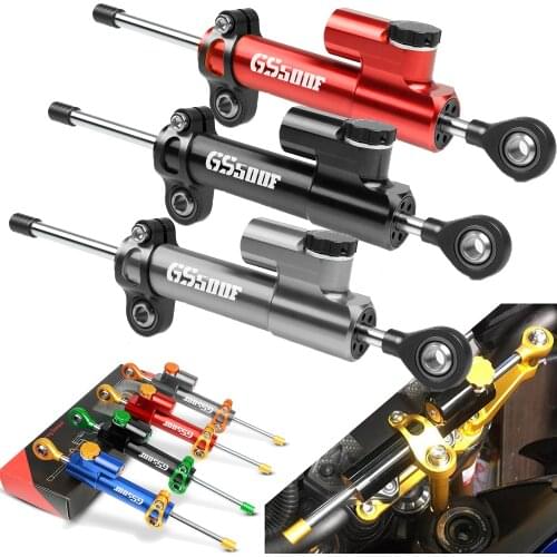 For SUZUKI GS 500F GS500 GS500F GS500 F 2004-2009 K4 K5 K6 K7 K8 K9 Aluminum Motorcycle Damper Steering Stabilize Safety Control