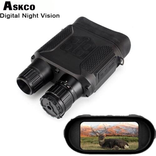 Askco 7X31 Digital Night Visions Binoculars Hunting Night Vision Built-in IR Illuminator Photo Video Recorder 2 Inch TFT Display
