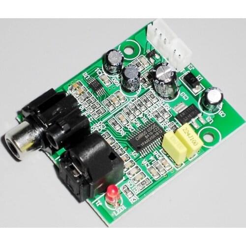 DAC Digital Decoder 24bit 192khz Optical Fiber Coaxial Digital Signal Input Stereo Audio Output Decod For Amplifier PC TV