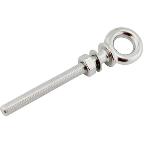 Marine 316 Stainless Steel Long Lifting Eye Bolts Eyebolts - M6