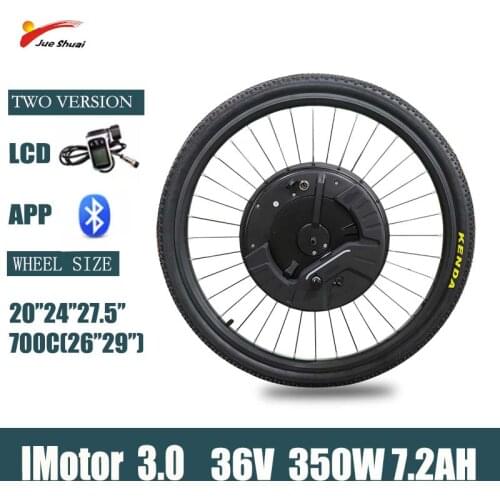 EU Stock iMotor 3.0 Electric Bicycle Conversion Kit 40KM/H Max Speed Electric Bike Conversion Kit APP Control Ebike Front Wheel