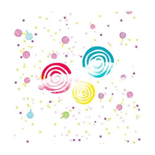 Photography Background Colorful Lollipop Children Birthday Photo Backdrop Digital Printed 5x7ft Custom Made Fotografia Props