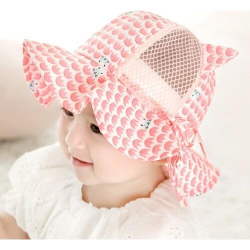 Lace Girls Hat Summer Sun Protection Baby Accessories Photo Props Baby Girl Cap Toddler Hat Baseball Cap Baby Stuff AC50MZ