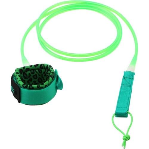 Summer Sea Surf Leash Surfing Surfboard Safe Elastic Ankle Leash Stand UP Paddle Board Leg Rope 6ft/10ft Outdoor Water Sports