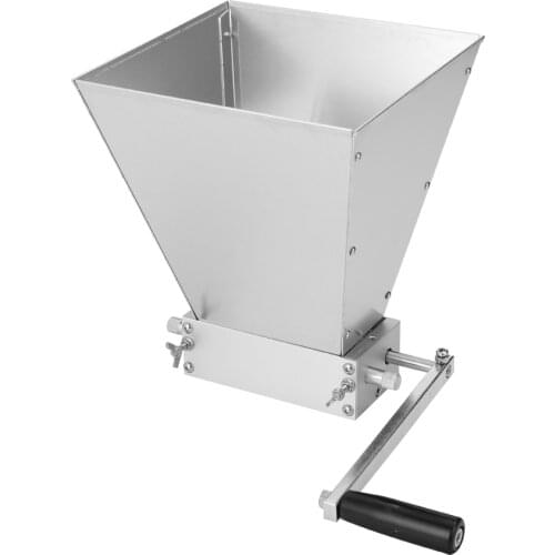 Stainless Steel Grains Mill Grinder Food Processors Manual Malt Corn Grain Crusher 2 Rollers Household Food Grinder