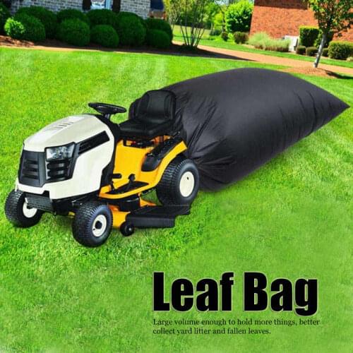 Lawn Tractor Leaf Bag Garden Lawn Leaves Waste Trash Collection Bag Cleaning Tool Leaves Collection Bag Tool