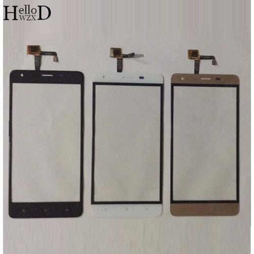 5.5" Mobile Touch Screen For Oukitel K6000 Pro Touch Screen Digitizer Panel Front Sensor Glass Parts + Protector Film 3M Glue