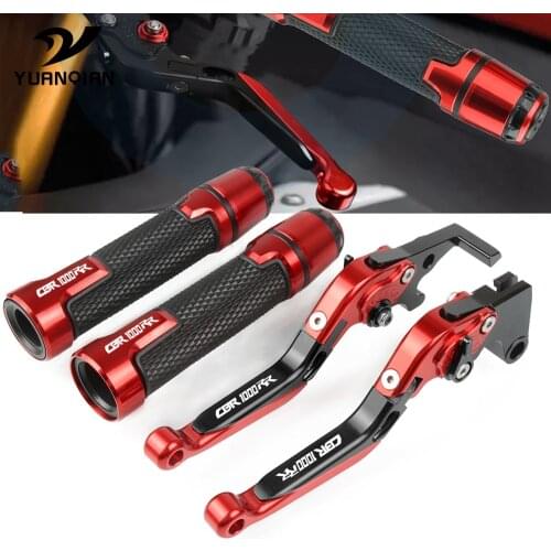 Motorcycle CNC Adjustable Foldable Brake Clutch Lever Handlebar Grips FOR HONDA CBR1000RR CBR 1000 RR FIRE 2008 2009-2015 2016