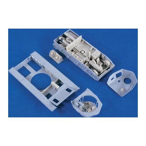German No. 4 Tank of World War II Resin interior (including engine compartment) 1:35
