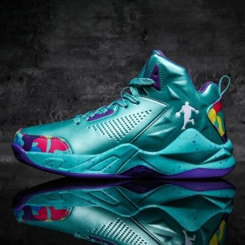 New Men Cushioning Basketball Shoes Unisex Max Size 46 Basketball Sneakers Anti-skid High-top Shoes Male Suede Basketball Boots