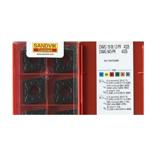 ORIGINAL 10PCS CARBIDE INSERT CNMG190612-PR4325