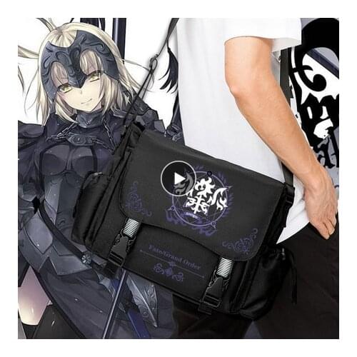 Fate/Grand Order Jeanne d'Arc Satchel Shoulder Bag Fashion Women Men Student Schoolbag Casual Cosplay Laptop Bag Messenger Bag