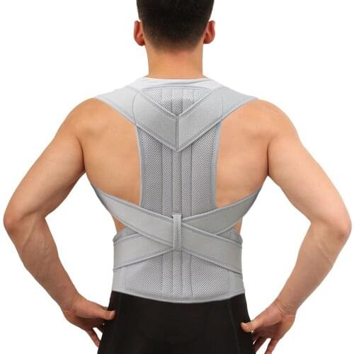 Adjustable Belt for Men Women Shoulder Back Brace Posture Correction Correcting Kyphosis Lower Lumbar Support Belt Pain Relief