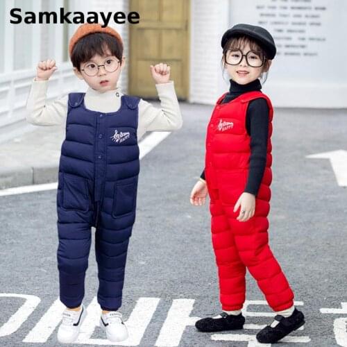 Зимние комбинезоны для девочек Samkaayee China At AliExpress