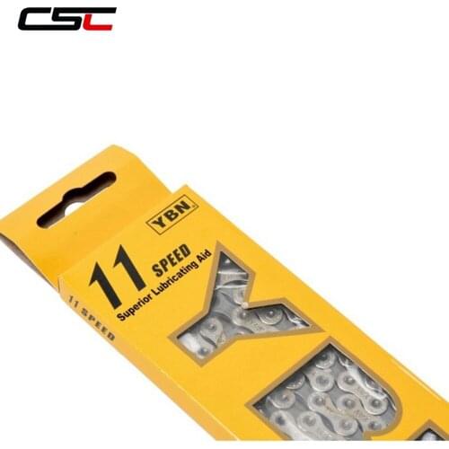 Silver Road Bicycle Chain 116 Links Original YBN S11S 11s Race Chains Cycle Derailleur 11 Speed Chain