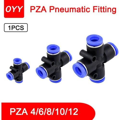 PZA Series Air Fitting High Quality Fittings for Hose 4-12MM Male Thread BSP 1/4 " 1/2" 1/8 "3/8" Air Pneumatic Connector