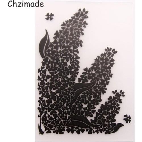 Green Flower Plastic Embossing Folder Stencil Template For Scrapbooking Paper Wedding Card Photo Album Decoration