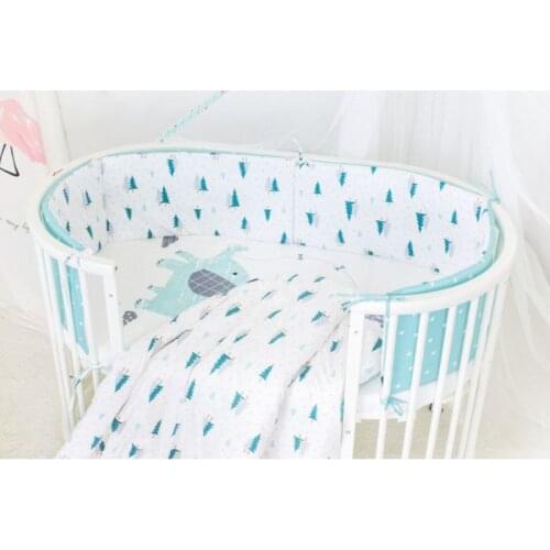 1 Pc Toddler Baby Crib Bumpers Pads for Infant Cot Safety Universal Liners Protector Bedding