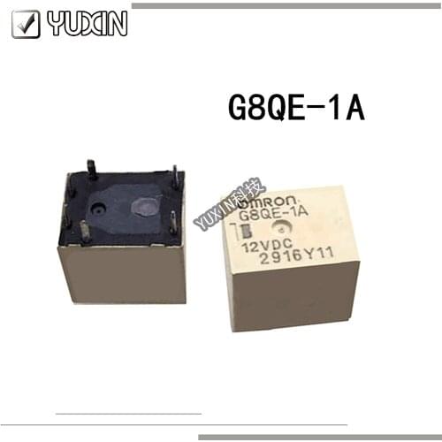 10PCS/LOT 100%Original&New Relay G8QE-1A 12VDC FOR TOYOTA FOR CITROEN FOR PEUGEOT G8QE DC12V 1A