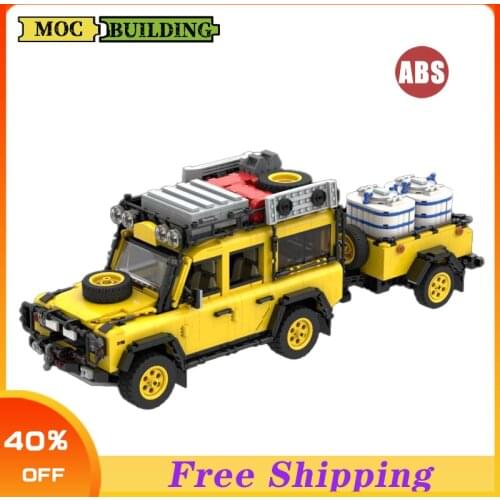 2477PCS MOC Building Blocks Kids Building Off-Road Vehicle SUV Building Blocks City Car Creator Ideas Parts Toys Birthday Gifts