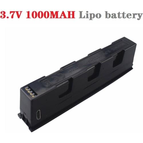 3.7V 1000mah lithium battery with 4 in 1 charger cable for HS161 small drone HD aerial photography folding aircraft battery