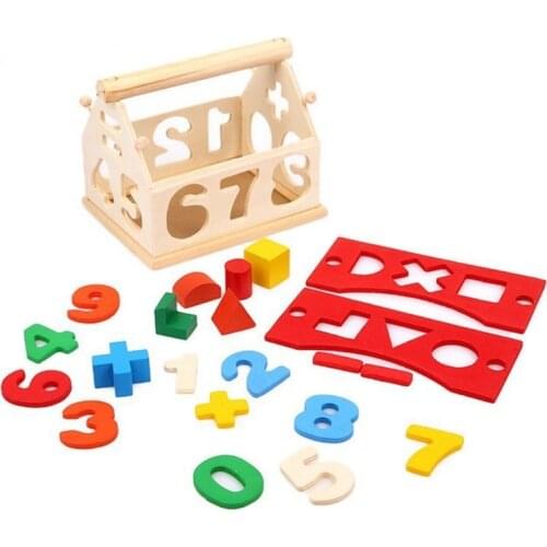 425F Wooden Matching Toy Sensory Preschool Math Toy Educational Busy Board Kid’s Gift
