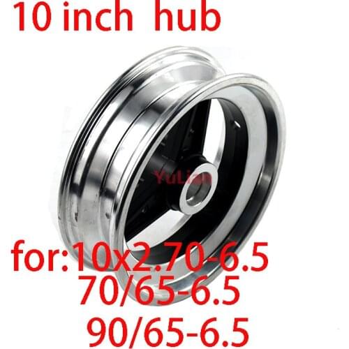 6.5 Inch Rim 10x2.70-6.5 Vacuum Tire Aluminum Alloy Wheel Hub for Electric Scooter 10 Inch Rim 70/65-6.5 Wheel Hub